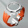 Silver (with Orange Rubber Strap) / For GA2100 2110