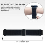 Shiny Nylon Elastic Band For Samsung Galaxy Watch / Huawei Watch Smart Watch
