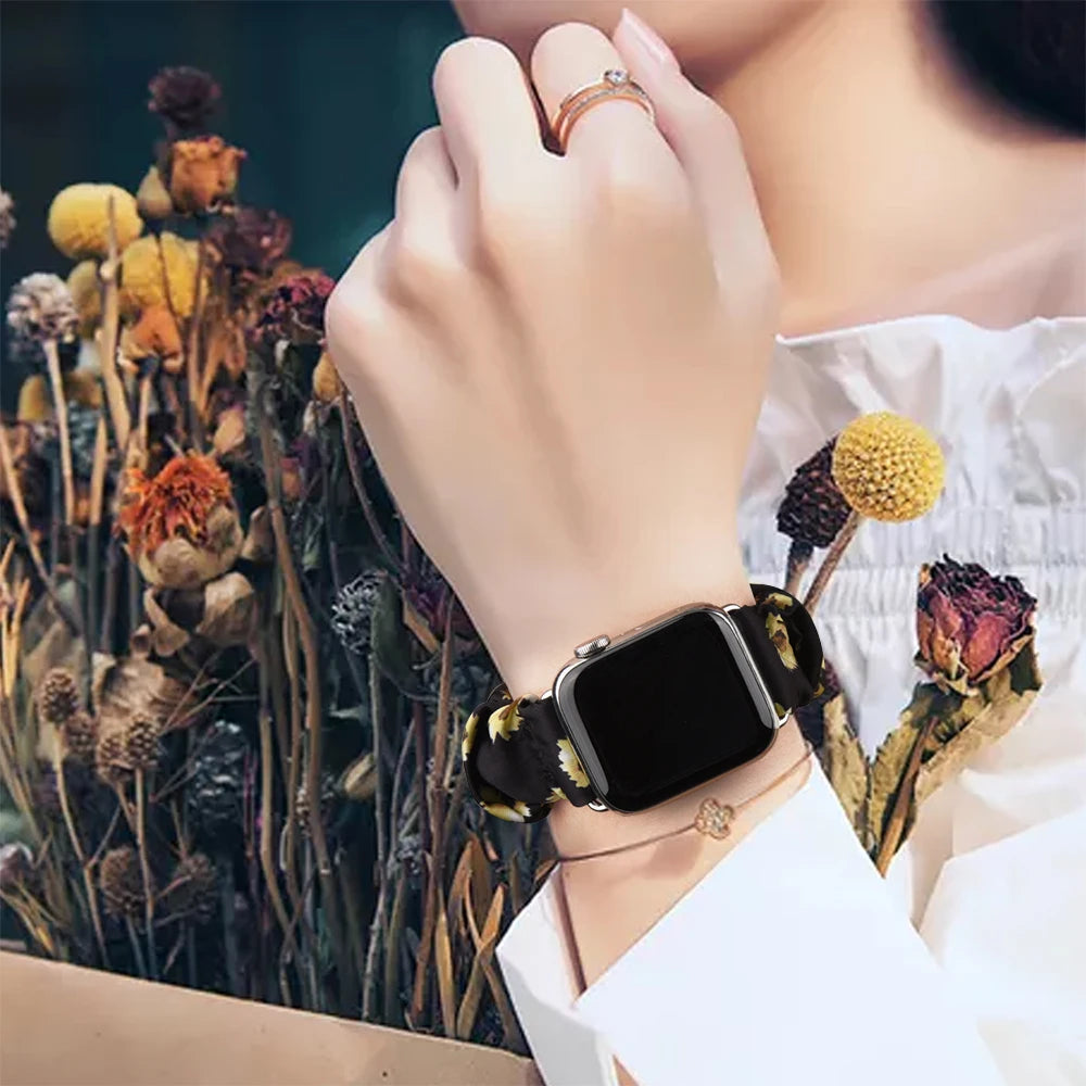 Elastic Scrunchie Strap For Apple Watch