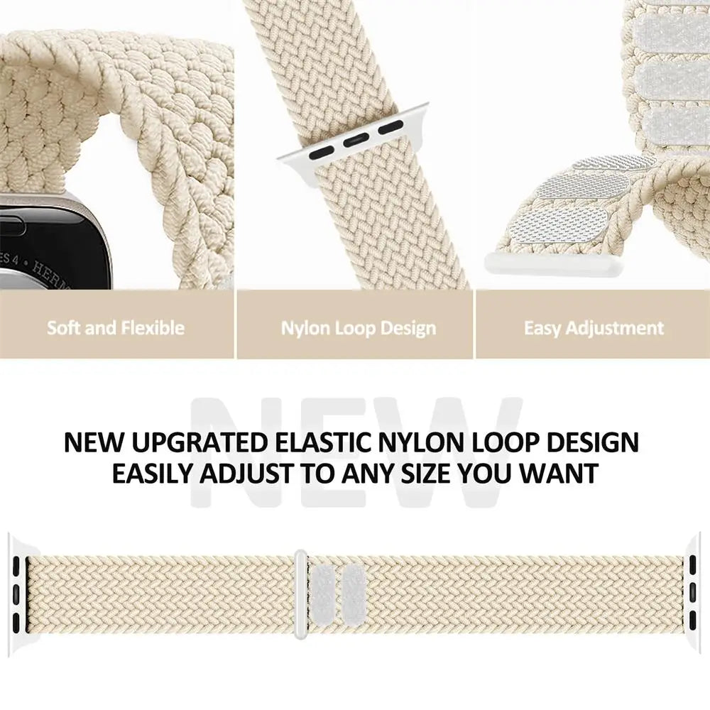 Quality Braided Solo Loop Band For Apple Watch