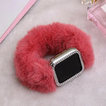 Stylish Plush Srunchie Loop band Strap For Apple Watch