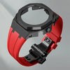 Black (with Red Rubber Strap) / For GA2100 2110