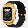 Gold Bezel + Gold Case (with Black Strap) / 45mm