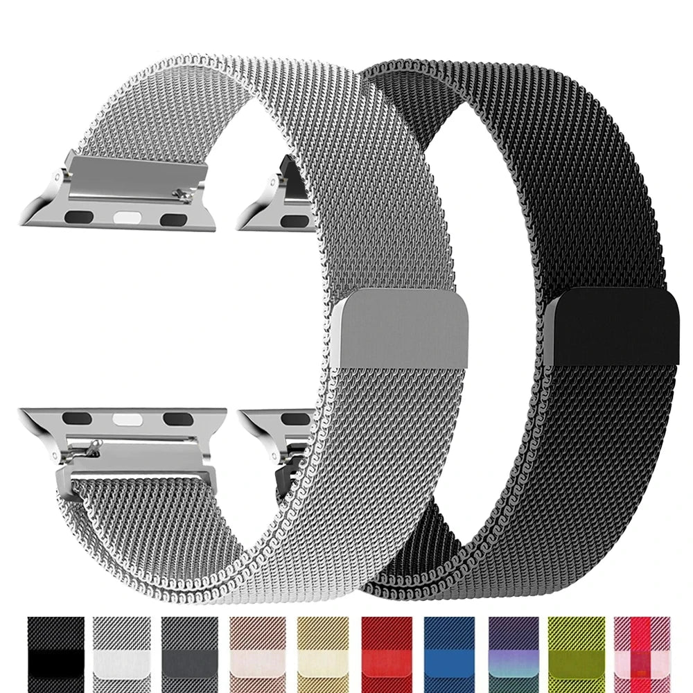 Refined Milanese Solo Loop Strap for Apple Watch