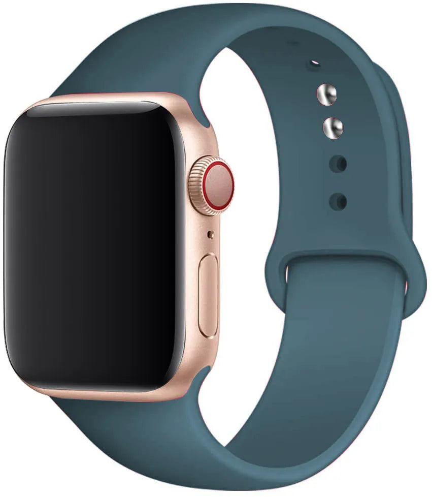 Replacement Silicone Rubber band strap For Apple Watch