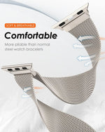 Refined Milanese Solo Loop Strap for Apple Watch