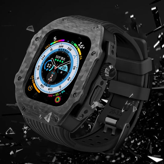 Luxury Carbon Fibre Modification Kit for Apple Watch