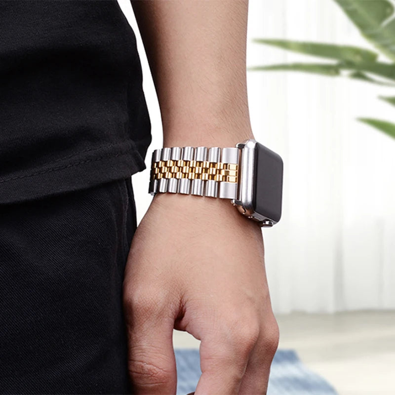 Steel Strap Bracelet Band for Apple Watch