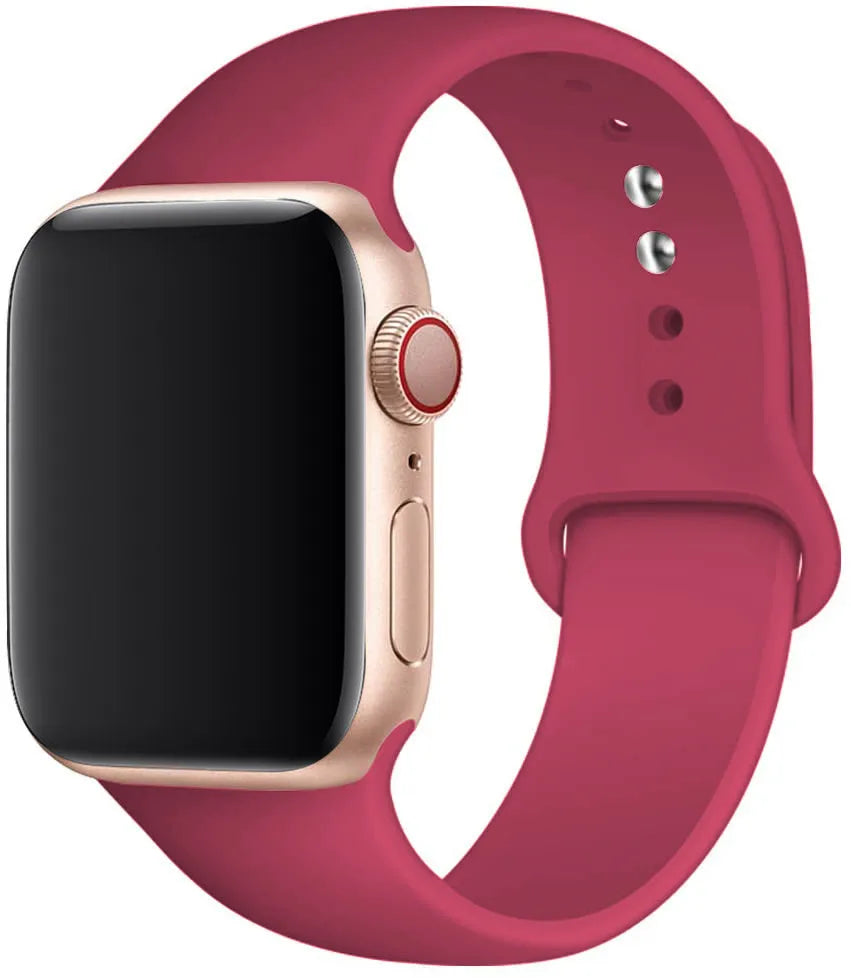 Replacement Silicone Rubber band strap For Apple Watch