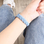 Solo Nylon Strap for Apple Watch: Colour Woven Elastic Wristband