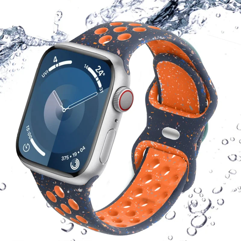 Stylish Silicone Watch Strap For Apple