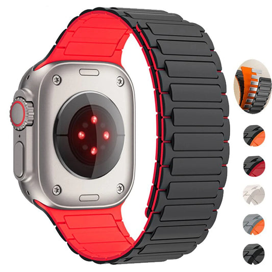 Magnetic Silicone sports band for Apple Watch