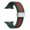 Mo LV Red - Silver Buckle / 38mm 40mm 41mm
