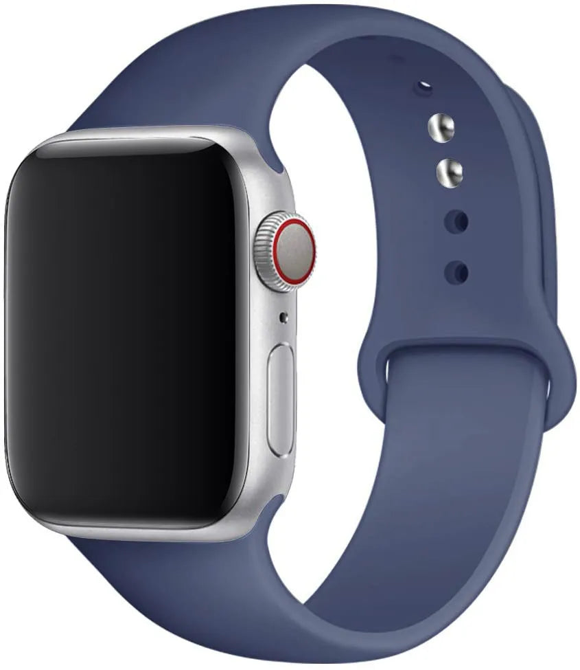 Replacement Silicone Rubber band strap For Apple Watch
