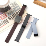 Trendy Carbon Fiber Silicone Strap for Apple Watch