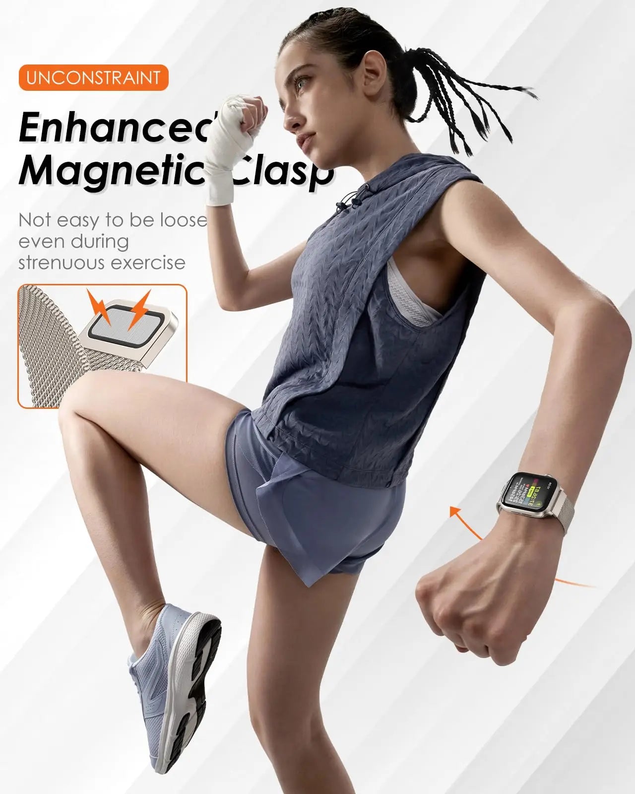Elegant Milanese Loop Strap for Apple Watch