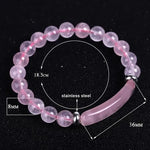 Fashion Natural Stone Crystal and Gemstone Beaded Bracelet