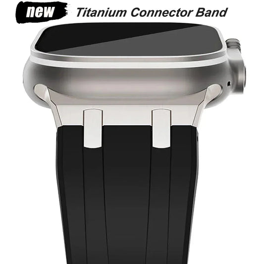 Titanium Colour Silicone Strap for Apple Watch