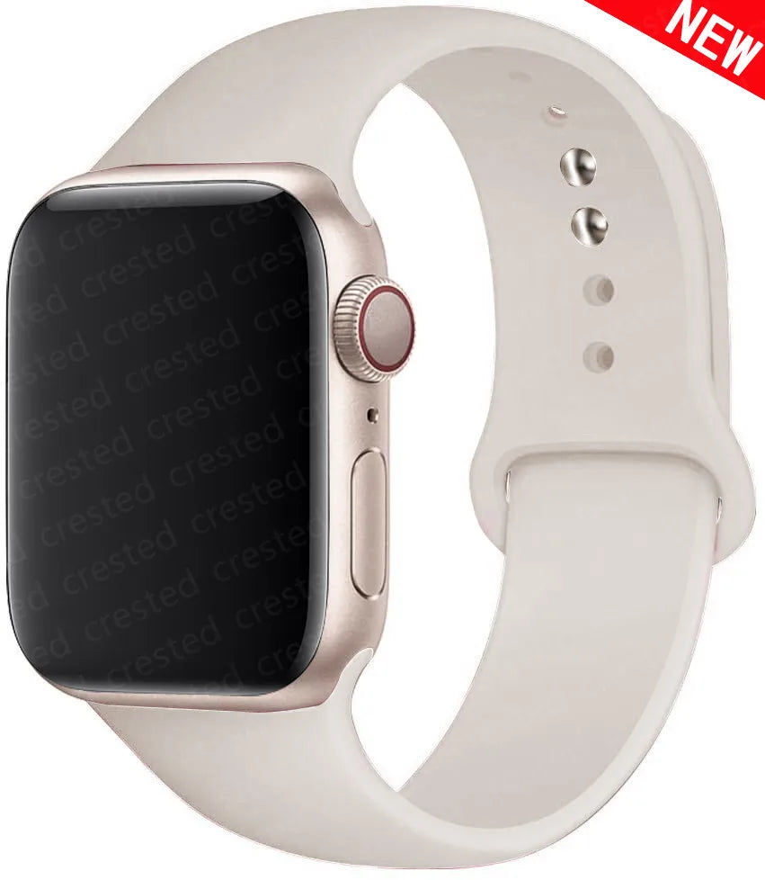 Replacement Silicone Rubber band strap For Apple Watch