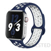 Blue White 4 / M-L / 38mm 40mm 41mm