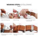 Leather band For Apple watch