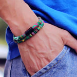 Bohemian Double-Layer Rope Bracelet for Men and Women