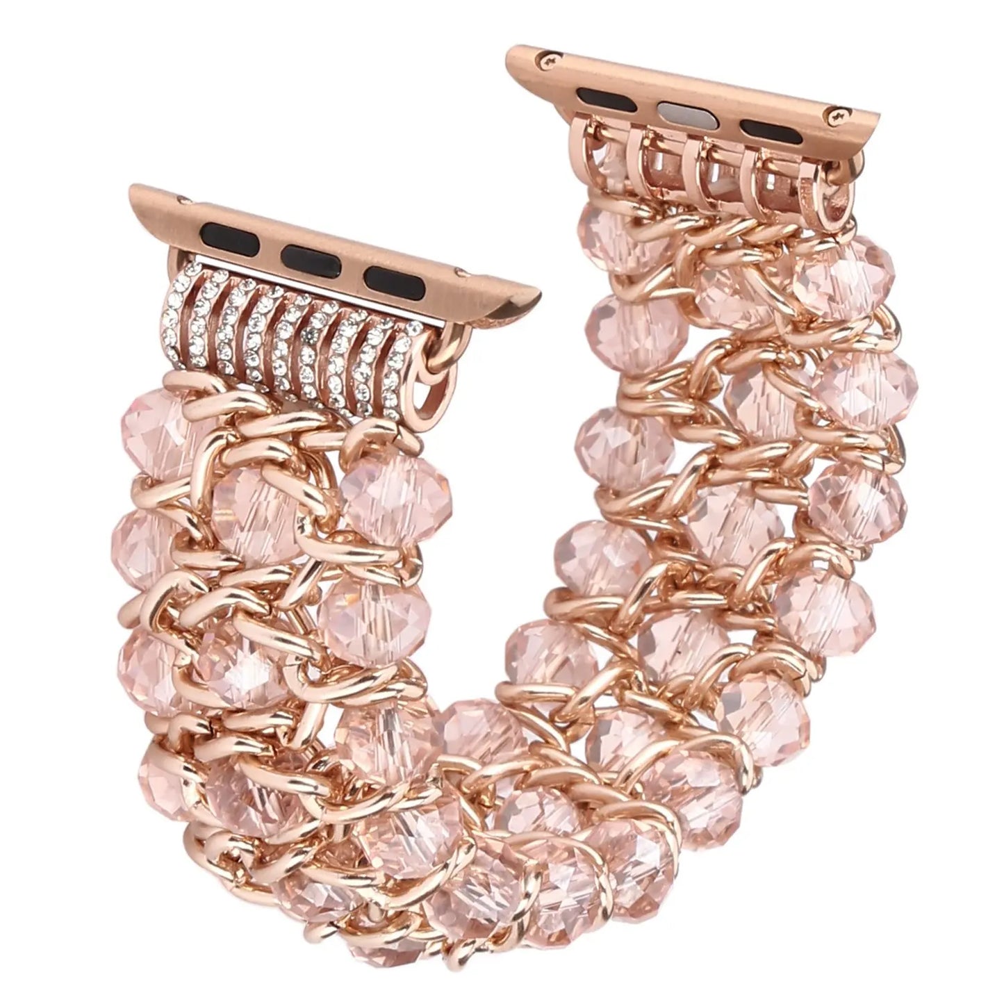 Glitter Pearl Bracelet Band Compatible with Apple Watch