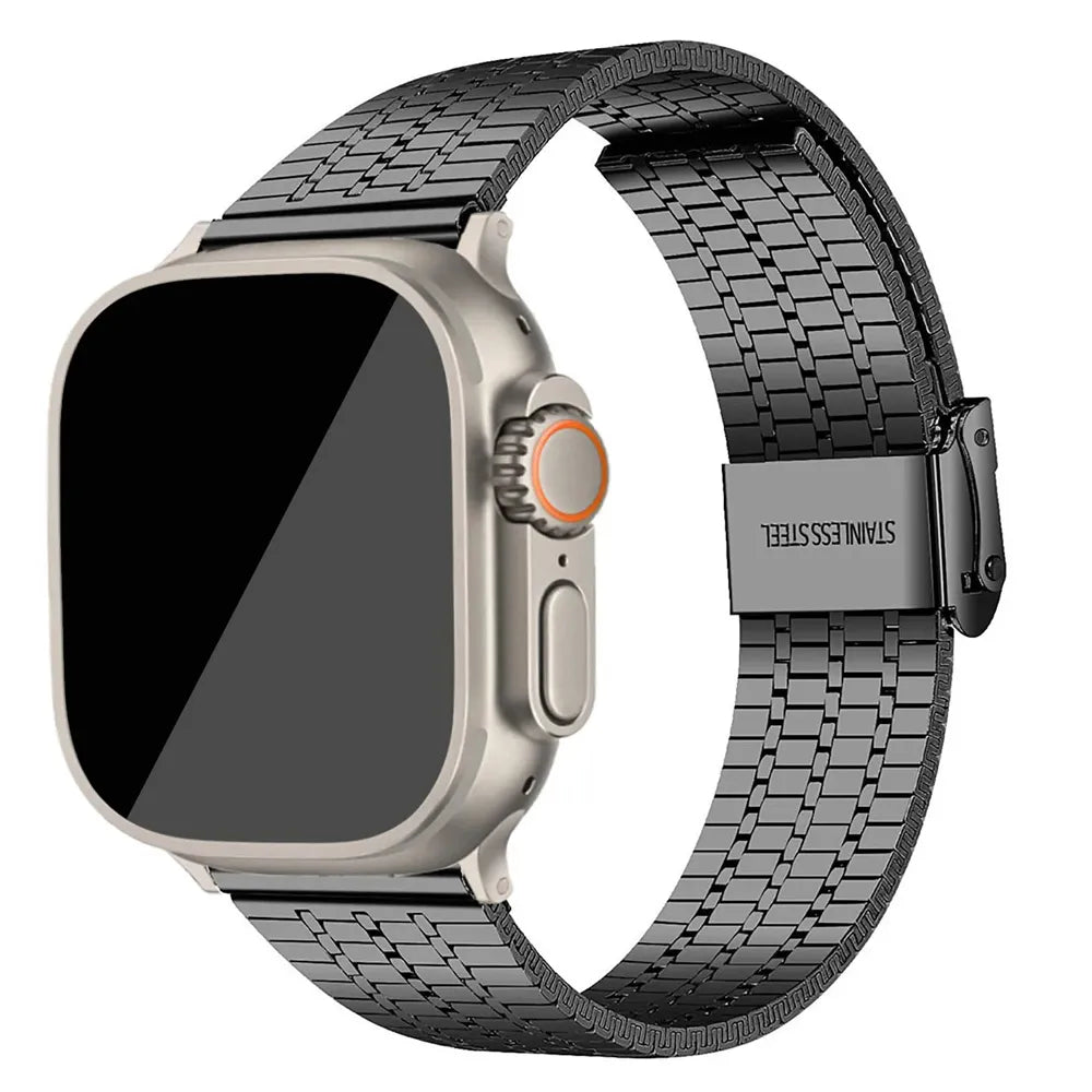 Adjustable Stainless Steel Bracelet strap for Apple iWatch