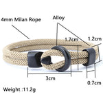 Outdoor Camping Double-Layer Paracord Bracelet for Men