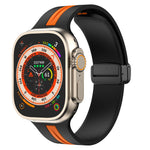 Trendy Magnetic Silicone Strap For Apple Watch Band