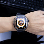Luxury Transparent Case and Rubber Band Modification Kit for Apple Watch