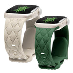 Patterned Silicone strap For Apple Watch Band
