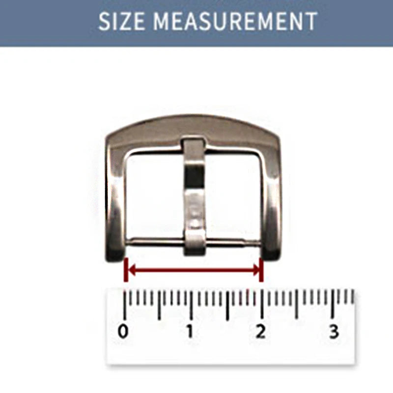 Solid Stainless Steel Watch Strap Buckles