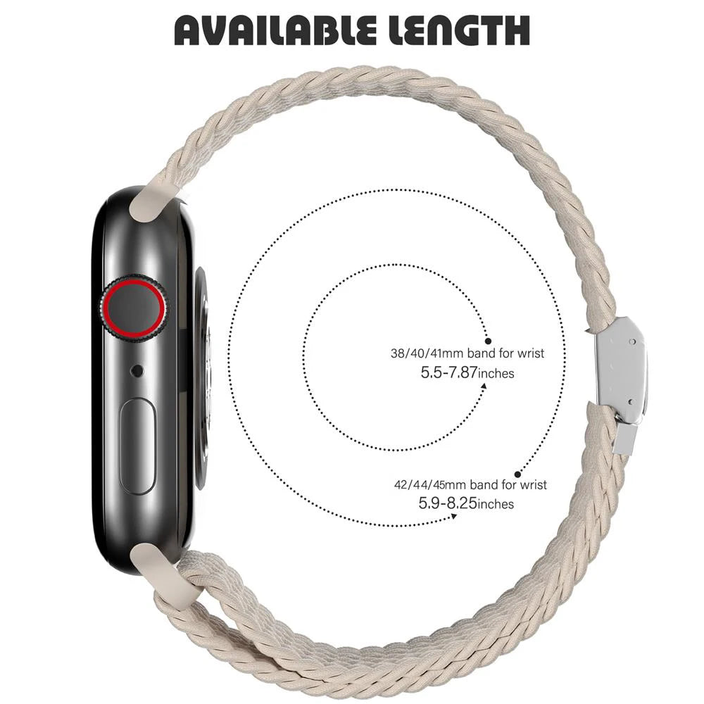 Colourful Braided Solo Loop For Apple watch