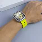 Silicone Sport Bracelet with Full Case for Apple Watch
