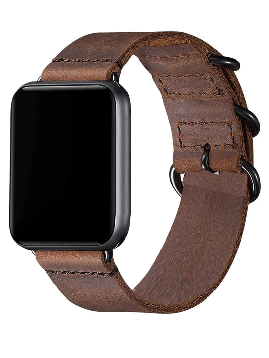 Replacement Leather Wristband Strap for Apple Watch