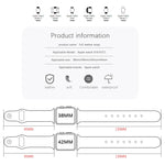 Business Real Leather Strap For Apple Watch Band
