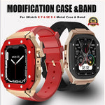 Luxury Modification Kit for Apple Watch Series 8, 7, 6, 5, 4 (44mm and 45mm)