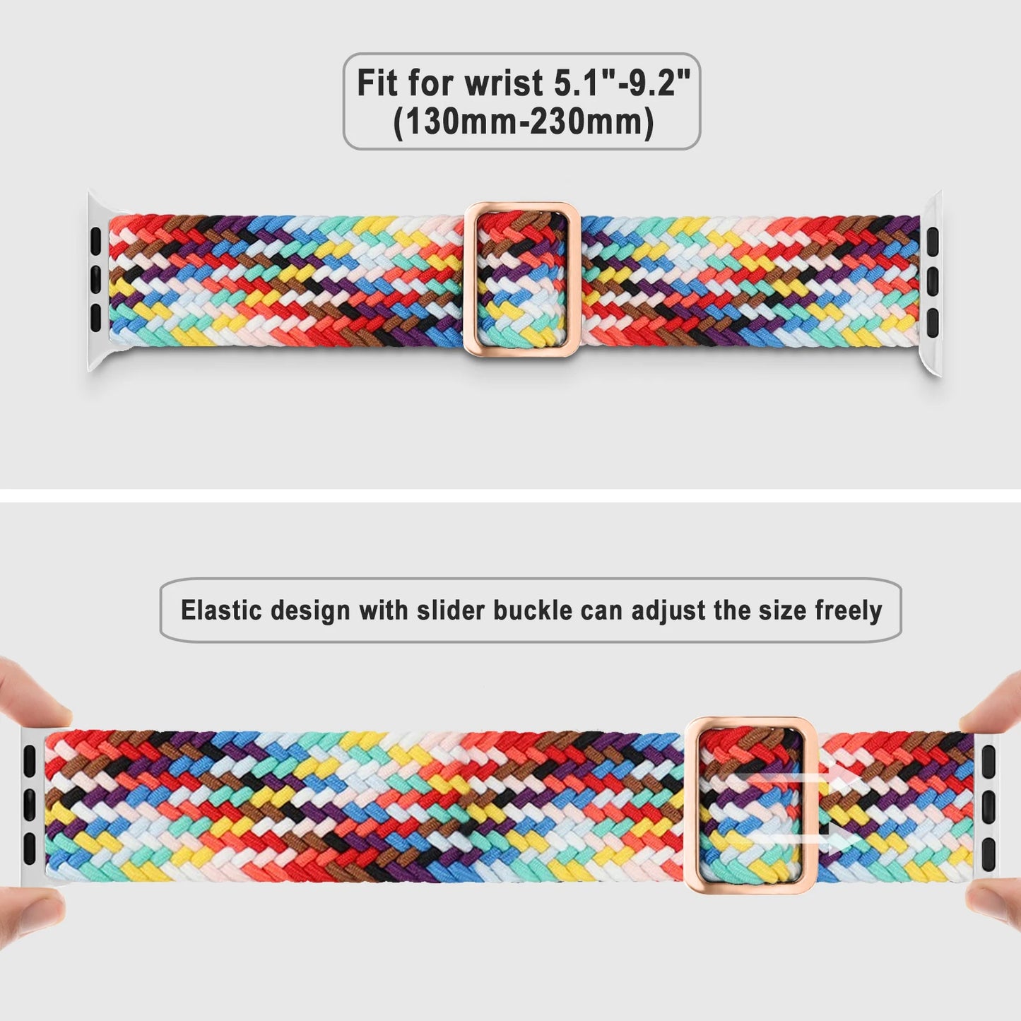 Braided Solo Loop Band For Apple watch band
