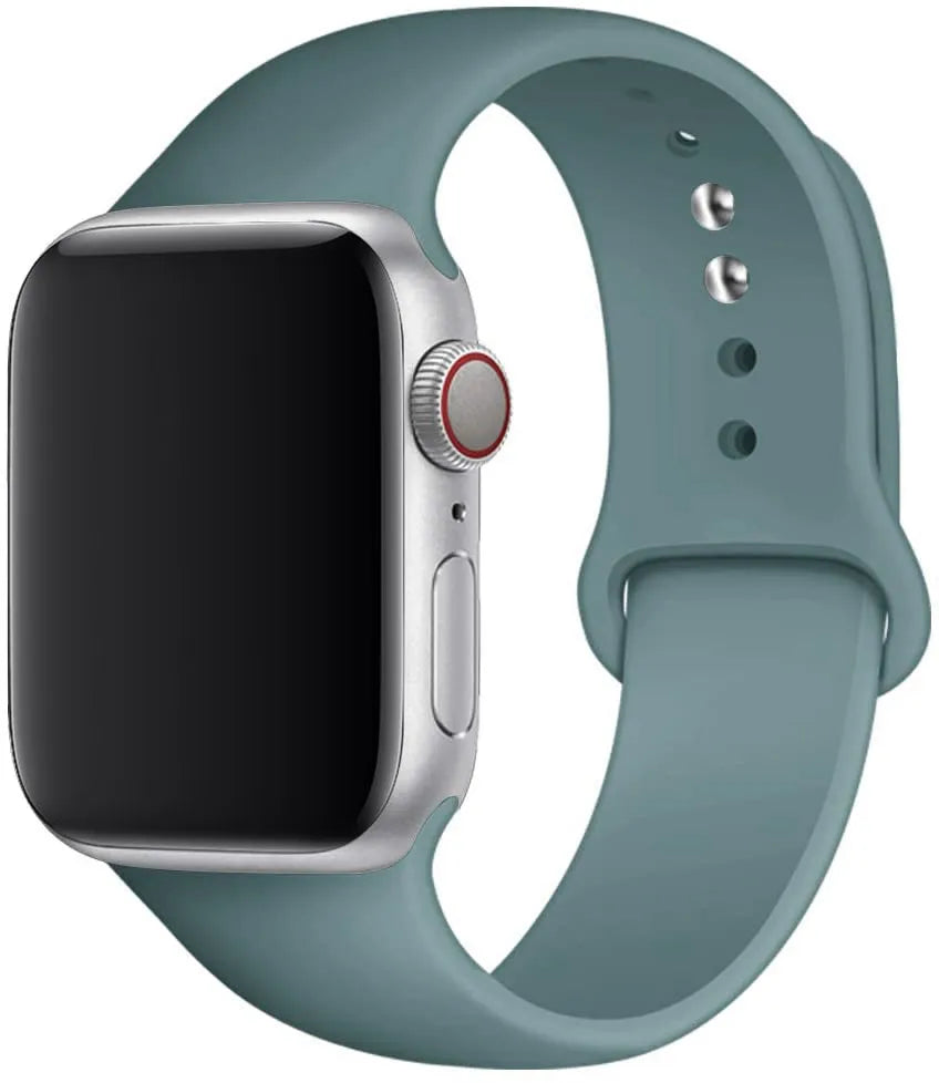 Replacement Silicone Rubber band strap For Apple Watch
