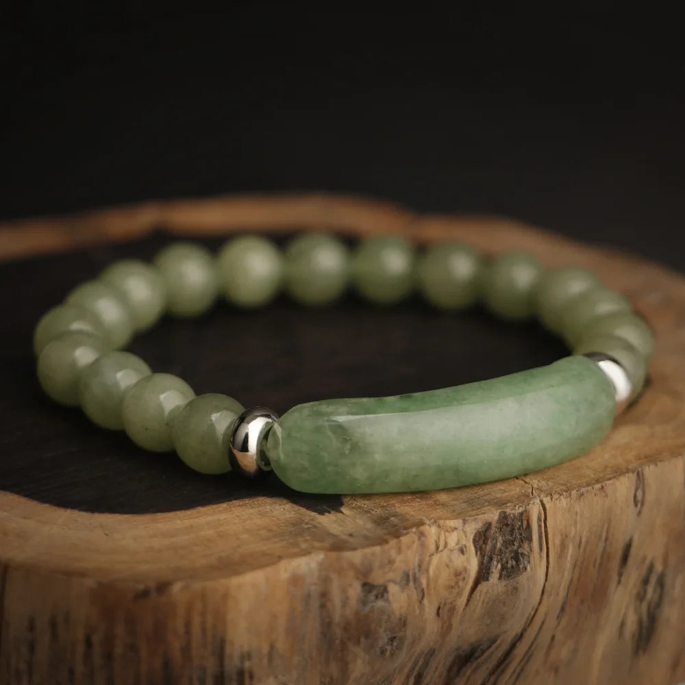Fashion Natural Stone Crystal and Gemstone Beaded Bracelet