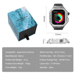 Silicone Strap + Transparent Case for Apple Watch