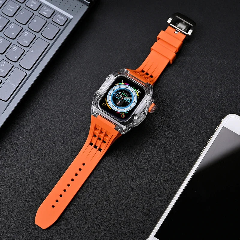 Luxury Glacier Transparent Modification Kit for Apple Watch