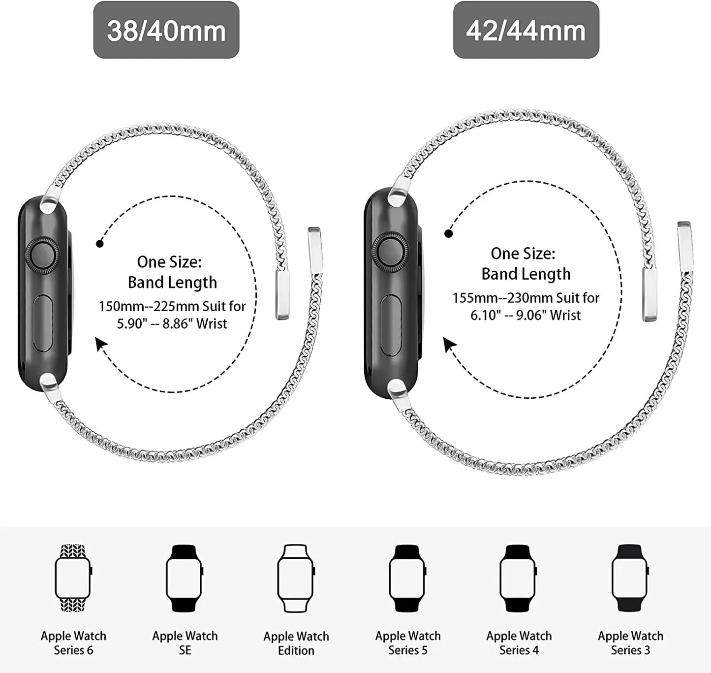Milanese Loop For Apple Watch
