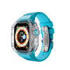 blue transparent / 45mm
