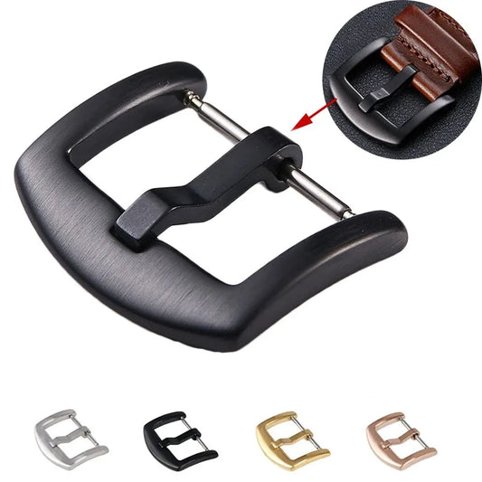 Solid Stainless Steel Watch Strap Buckles