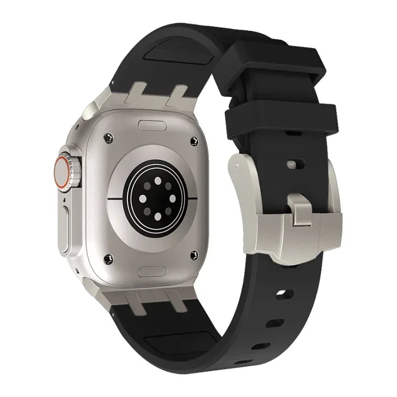Titanium Colour Silicone Strap for Apple Watch
