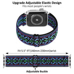 Adjustable Elastic Nylon SmartWatch Band For iWatch