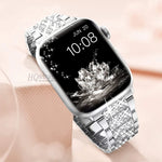 Bling Stainless Steel Bracelet Strap for Apple Watch