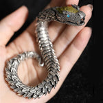 Rattle Snake Retro Style metal Bracelet